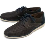 Pánské polobotky 17829 RIEKER hnědé Barva: braun kombi, Velikost: 43