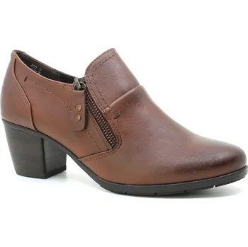 Dámské lodičky JANA 8-24469-41 cognac, dámské uzavřené lodičky vel.40