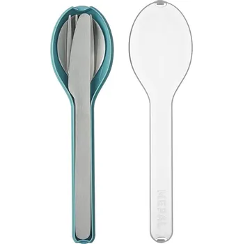 Svačinový box MEPAL SADA CESTOVNÍCH NEREZOVÝCH PŘÍBORŮ MEPAL, NORDIC GREEN