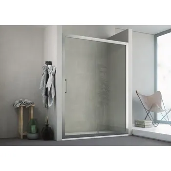 Sprchové dveře oxi.SLIDE N1FS - Hliník ossidato, 100, Čiré bezpečnostní sklo - 6 mm (BSLX200348104) HOPA