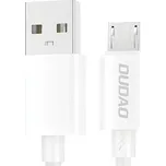 Dudao L4SM USB A/Micro USB kabel, 2A 1m Bílá