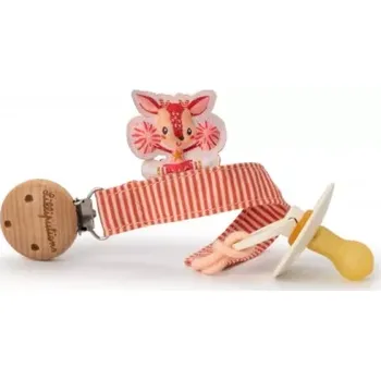 klip na dudlíky Lilliputiens - klip na dudlík s jelínkem Stelou