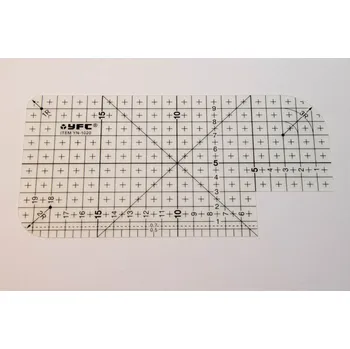 Příslušenství k šicímu stroji Zažehlovací pravítko 10x20 cm
