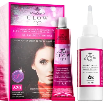 Barva na vlasy KALLOS Kallos Glow Long Lasting Cream Hair Colour 620, 40ml