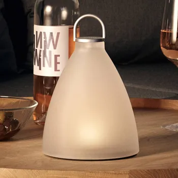 Venkovní osvětlení EVA Solo SunLight Bell LED solární světlo, výška 30 cm satinovaný, hliník LED 0,06 W celkem - Doprava zdarma