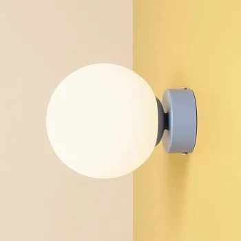 Lampička ALDEX Nástěnné světlo Joel, modré/bílé, jednožárovkové modrá, bílá matná 1 x 10 W LED - Doprava zdarma