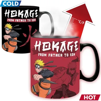 NARUTO SHIPPUDEN - Mug Heat Change - 460 ml - "FROM FATHER TO SON"