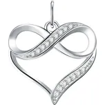 Olivie Stříbrný přívěsek SRDCE & NEKONEČNO 9031 Ag 925; ≤1,1 g.
