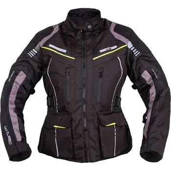 Moto oblečení W-TEC Dámská touringová moto bunda Smackton Lady černo-zelená - L