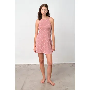 Dámské pyžamo Růžová noční košilka s mašličkami pro pohodlný spánek - Rose Dusty, rose dusty XXL i512_18807_435_6