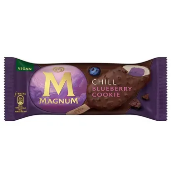 Zmrzlina Magnum Ice Cream Vegan Chill Blueberry Cookie 90 ml
