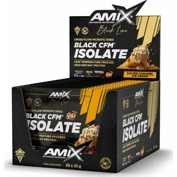 Protein Black Line Black CFM Isolate Salted Caramel & IceCream, 20x35g
