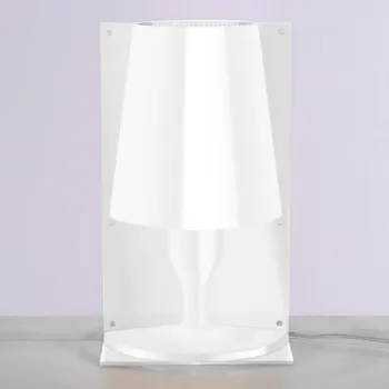 Lampička Kartell Take designová stolní lampa, bílá bílý 1 x 28 W - Doprava zdarma
