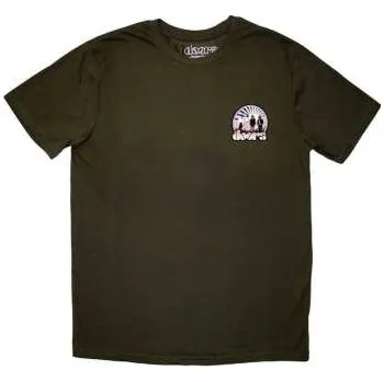 Pánské oblečení Merch The Doors: The Doors Unisex T-shirt: Mini Sunrise (medium) M