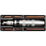 Šroubovák úderový kovový s příslušenstvím 7 ks box kovový Yato YT-2801