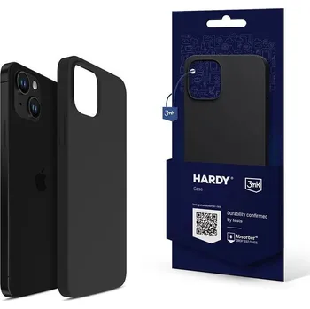 Pouzdro na mobilní telefon 3mk ochranný kryt HARDY Silicone MagCase pro Apple iPhone 14 Plus, Graphite 5903108500470