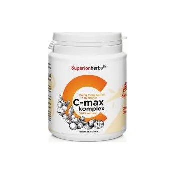 Přírodní produkt Superionherbs C-MAX komplex, 90 kapslí (zcela přírodní vitamín C)