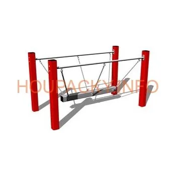 Dětská houpačka Řetězová lávka RL101KR - červená (v.p. 1 m)