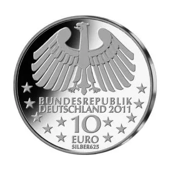 10 Euro stříbrný pamětní mince ab 2011 mit 10 gramů Feinstříbrný
