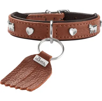 Obojek pro psa HUNTER MÜNCHEN MINI obojek - koňak/černá 27/XXS-XS Hunter