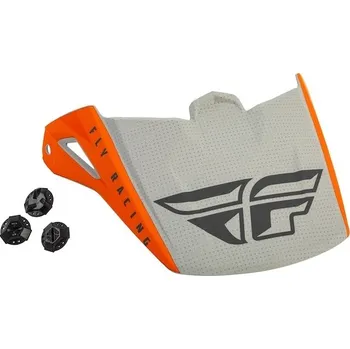 Autodíl kšilt KINETIC STRAIGHT, FLY RACING - USA (oranžová/šedá)