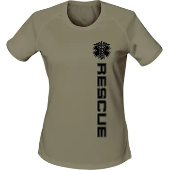 Dámské funkční tričko Rescue - olivová