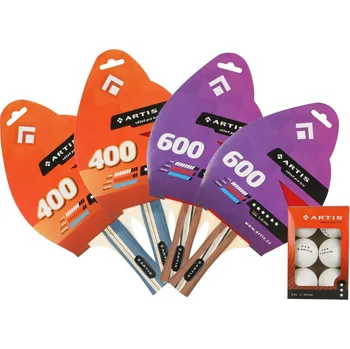 Koloběžka ARTIS sada 4 pálek a 6 míčků