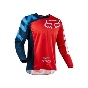 cyklistický dres dres Fox 180 Race modročervený XXL