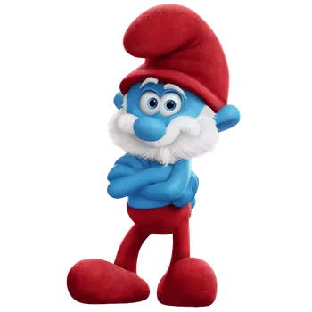 Nášivka NAŽEHLOVAČKA - Taťka šmoula 1