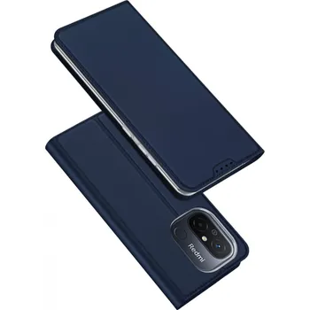 Pouzdro na mobilní telefon DUX DUCIS Skin Pro flipové kožené pouzdro pro Xiaomi Redmi 12C Blue