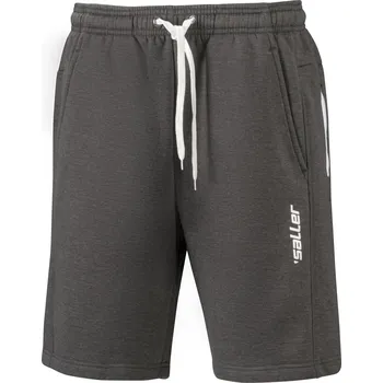 Saller ESSENTIAL Teplákové šortky BARVA: 560 antracit, Velikost: L Pohodlné sportovní šortky s kapsami