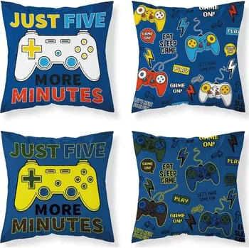 Dekorativní polštářek Polštářek Play Game svítící 40x40 cm