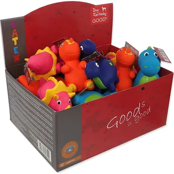 Displej hračky DOG FANTASY Latex Dino 16 ks