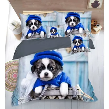 Povlečení SADA POVLEČENÍ S 3D EFEKTEM ŠTĚNĚ na 2 postele + PROSTĚRADLO ZDARMA