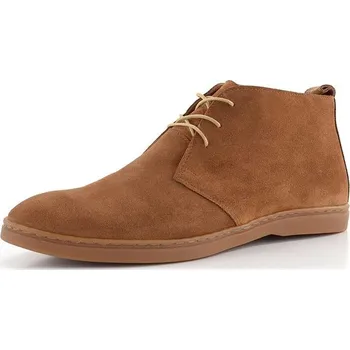 Pánská zimní obuv Barton pánský semišový nevyteplený kotník hnědý M24148 - 46 | P688147