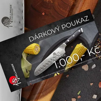 Dellinger Tištěný poukaz na nákup v hodnotě 1.000 Kč