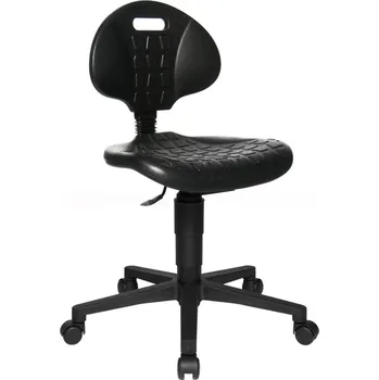 Otočná židle TopStar Tec 20, plastová podnož, sedák z PU pěny