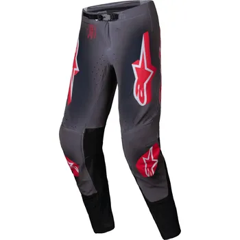Moto kalhoty Kalhoty supertech lipan, alpinestars (kouřová červená, vel. 38)