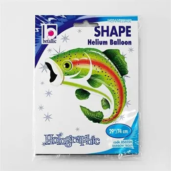 Balónek Grabo Fóliový balónek Ryba Pstruh Holo 29 Shp