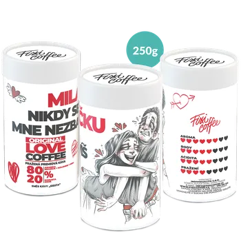 Káva Fixi Coffee Miláčku – nikdy se mě nezbavíš – výběrová káva zrnková / papírová tuba / 250 g