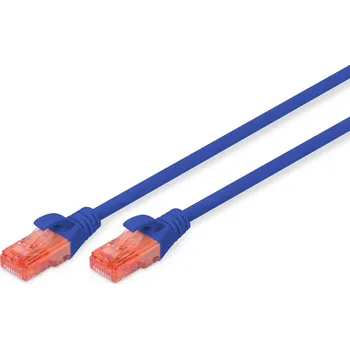 Síťový kabel Digitus DK-1617-005/B síťový kabel Modrá 0,5 m Cat6 U/UTP (UTP)