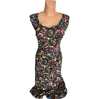 Dámské šaty Šaty bez nebo s rukávem VARTA, Barva Jako na obrázku, Velikost XXXL 54, Materiál 88%Vs 6%Pa 6%Pu