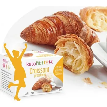 Keto dieta KetoFit Proteinový croissant 2 ks