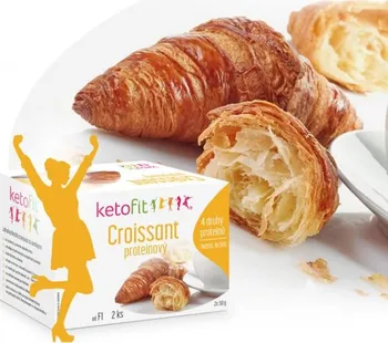 Keto dieta KetoFit Proteinový croissant 2 ks