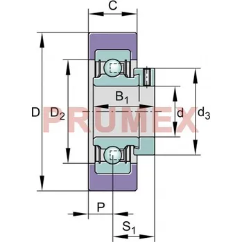 INA RCSMB 15/65 ložisko