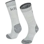 Dámské hrubé ponožky z merino vlny KILPI LECCO 35 Šedá, Tmavě šedá