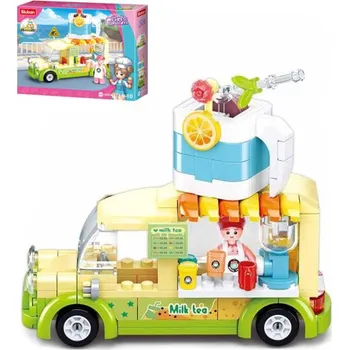 Stavebnice Sluban Sluban Girls Dream Mobilní smoothie stánek 174 dílků + 1 figurka (stavebnice)