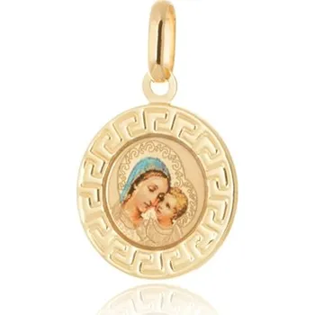 Šperk Housa Jewel Madonka Panna Marie s Ježíškem ZZ1222F Zlatá