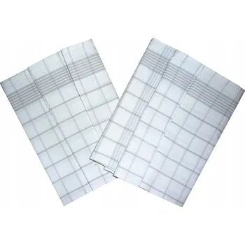 Utěrka Svitap JHJ Ručník Negativ Egyptská bavlna 50x70 cm bílá / šedá 3 ks