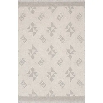 Koberec Vlněný koberec Agnella Noble Manhattan Světle Šedý (třásně) - 160 x 230 cm